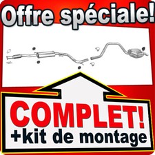 Ligne pot échappement - pot, pour