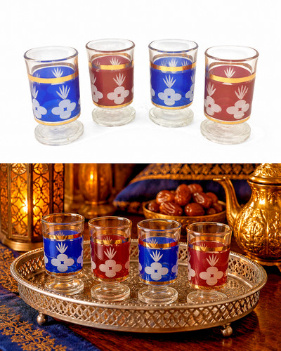 Lot verres liqueur pied - lot,