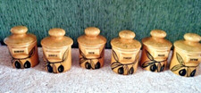 SÉRIE DE 6 POTS A ÉPICES EN