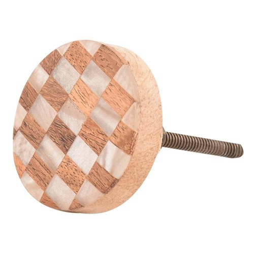 Rond échiquier bois - Échiquier, en