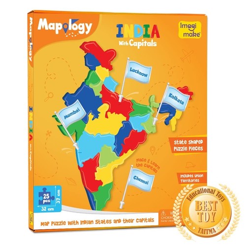 Puzzle mapology india avec - puzzle,