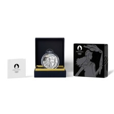 FRANCE 2024 Paris Olympic Games 10€ Silver Coin Olympic Torch Relay marianne 1v