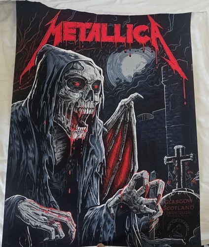 Metallica poster glasgow - metallica,