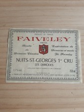 étiquette vin Nuits Saint