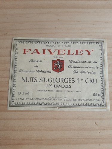 étiquette vin nuits saint - étiquette,