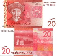 Kyrgyzstan 20 som 2009 P-24a