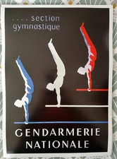 AFFICHE POSTER - GENDARMERIE