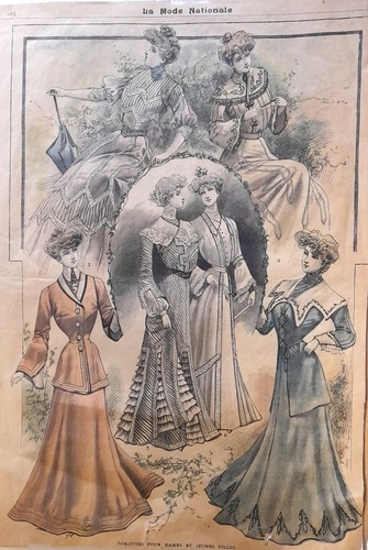 Mode national 4 gravures - mode,