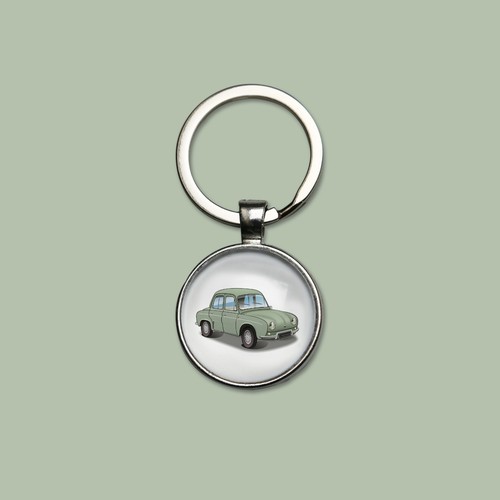 Porte clefs ondine verte - ondine,