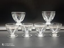 6 verres à eau en cristal de BACCARAT  modèle Sévigné .