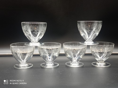 Verres eau cristal de - 6, à