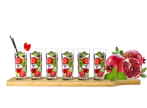 Verres schnaps avec - verres, à