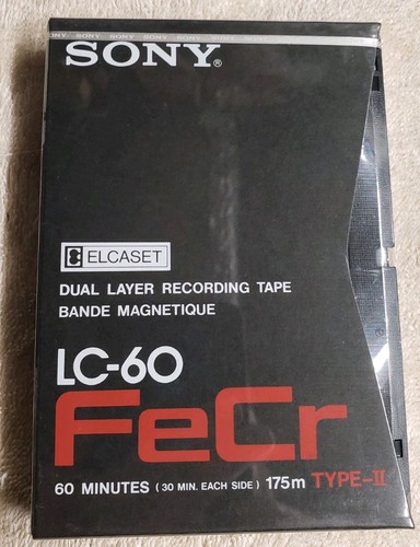 Sony 60 fecr elcaset - sony, sl-7