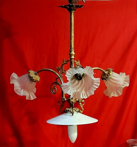 Ancien lustre bronze - /, laiton