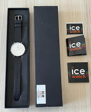 MONTRE WATCH UHR ICE WATCH 001514 Bracelet Cuir Noir Avec Boite d'origine Chine