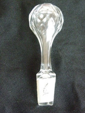 lot 6 ancien bouchon cristal bouteille carafe flacon