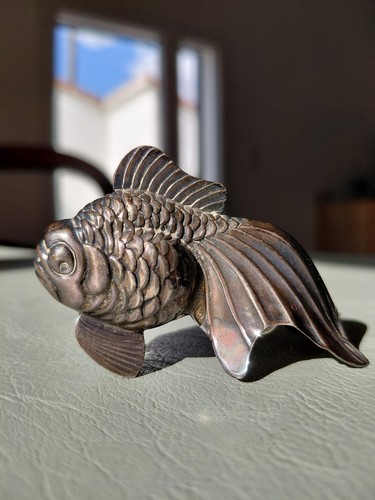 Salière statuette argent - salière,