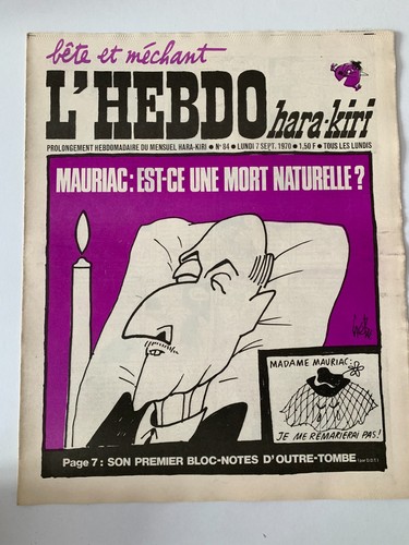 Hara kiri hebdo - kiri, n°84