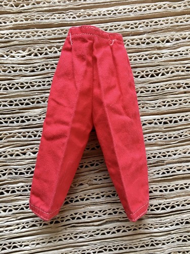 Pantalon rouge vintage poupée