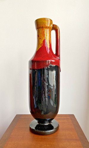 Vase vintage céramique - vase,