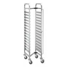 Chariot inox 15 x GN 1/1, GN