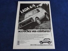 publicité automobile lada niva 4x4 / champion 1977