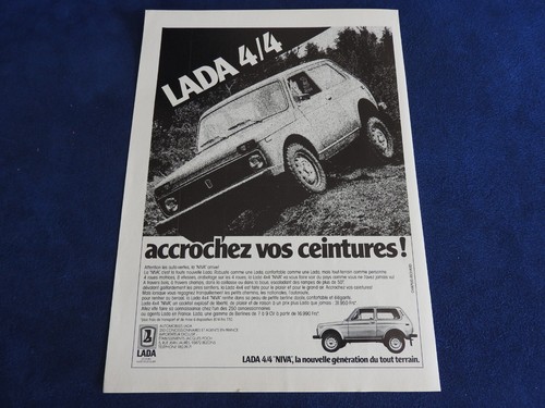 Publicité automobile lada - automobile,