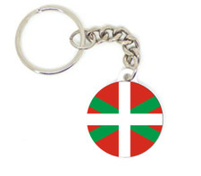 Porte clé badge drapeau pays