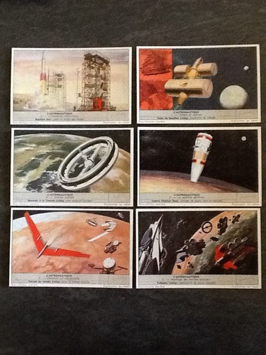 Lot chromos liebig - 6, serie