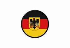 Patch ecusson drapeau allemagne allemand aigle imprime thermocollant rond