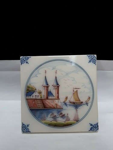 Ancien carreau paysage - ancien,