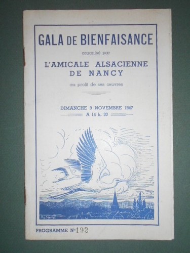 Nancy amicale alsacienne - nancy, l'amicale