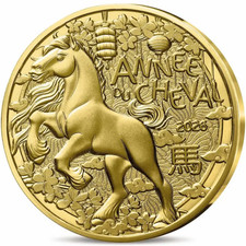 2026 France € 1/4 Euro BU