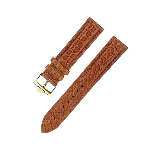 Genuine alligator brun - alligator,