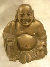 BOUDDHA RIEUR EN BRONZE STATUE STATUETTE SCULPTURE BUDDHA