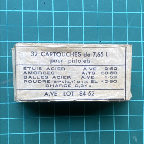 Boîte cartouches vide - boîte, de