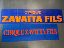 2 Grandes affiches 60 x 238 cm