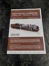 SNCF : Catalogue HO Lematec 231 PACIFIC CHAPELON NORD