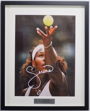 Séréna Williams canvas  Hand Signed FRAMED w/COA Free shipping worldwide
