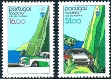 Timbres Voitures Madère