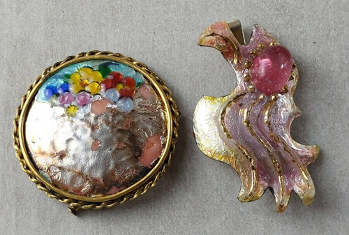 Anciennes broches pendentif - anciennes,