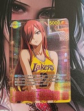 Card Goddess Fairy Tail NBA Lakers Erza Scarlet Sexy Holo Oil