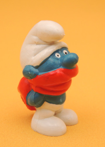 Figurine schtroumpfs frileux - -,