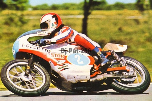Carte postale moto cecotto - carte, :
