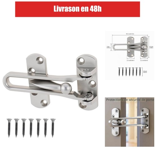 Loquet porte argenté - de,