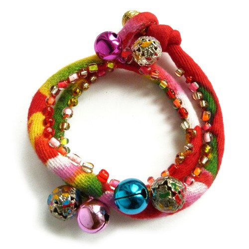 Bracelet tissu coton femme - tissu,