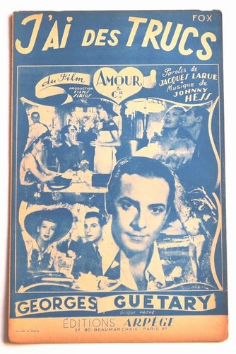 Partition vintage sheet - , music