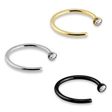 0,8mm Anneau Piercing de Nez