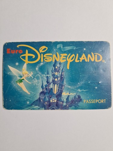 Carte passeport disneyland - carte,