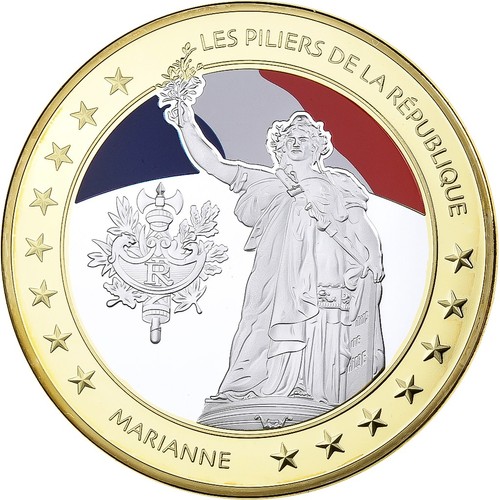 France médaille les piliers - médaille,,
